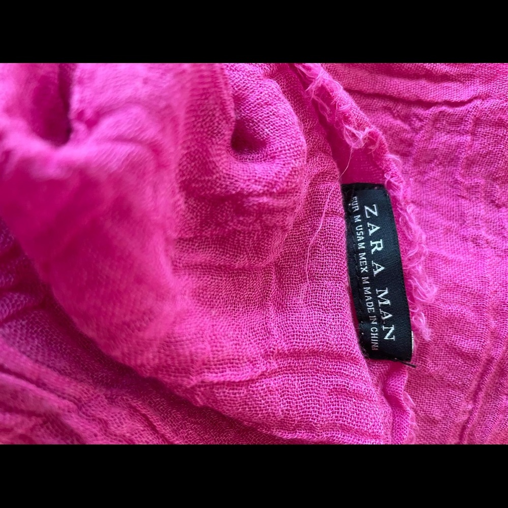 ZARA pink scarf